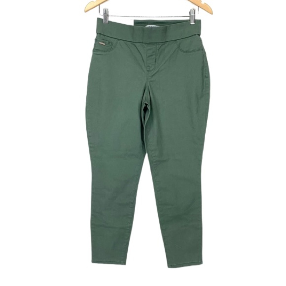 Nine West Jeans Agave Green Heidi Pull On Crop Pants New With Tags Size 4